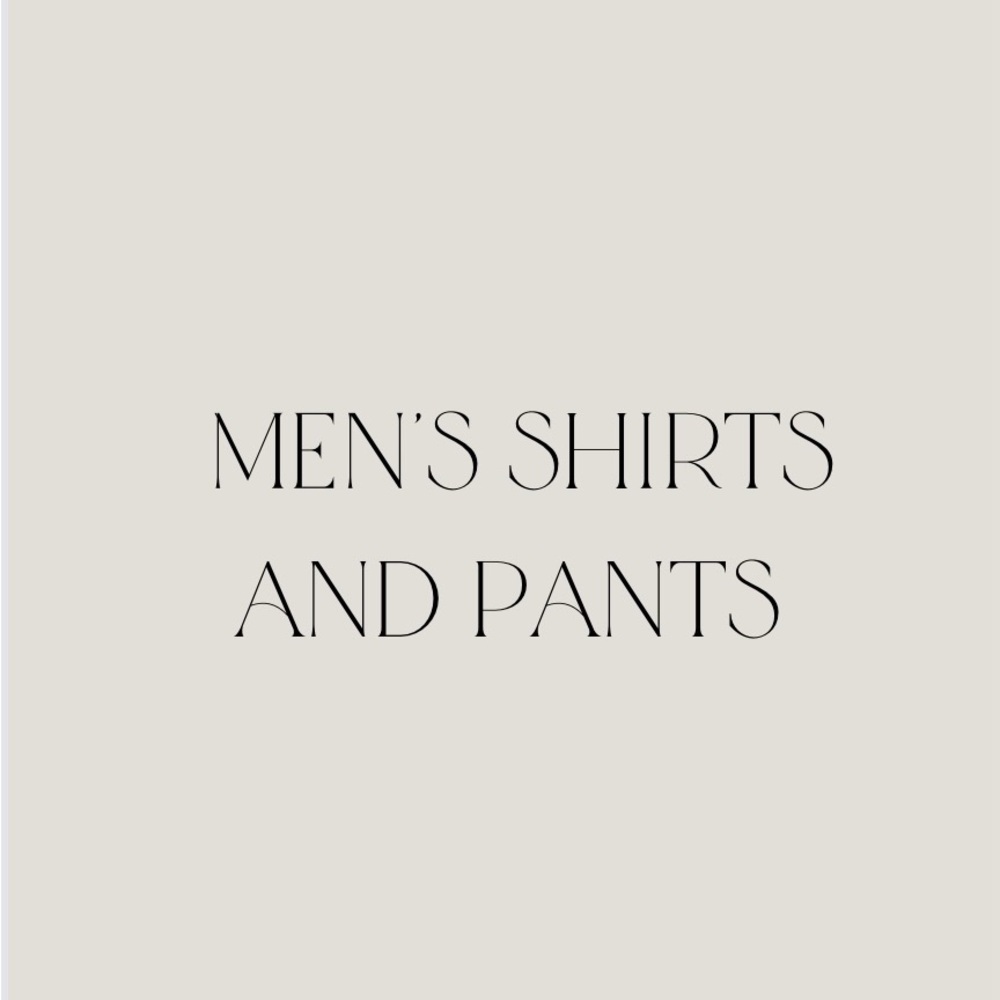 Men's Shirts and Pants